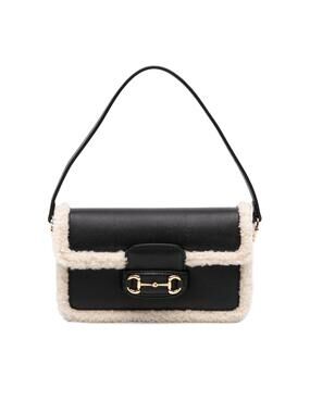 Gucci Mini Shearling Calfskin Horsebit #330338G13B